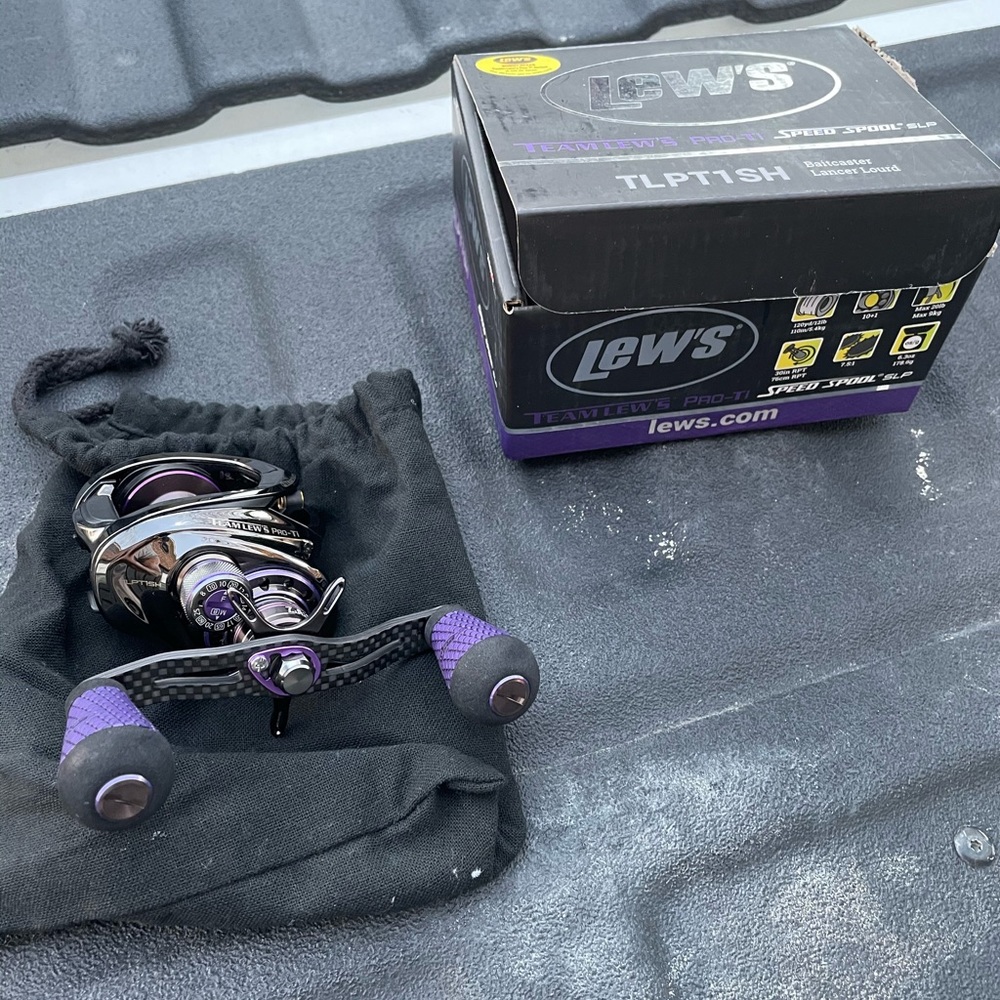 Bait Reel-Lew’s Pro Ti Speed Spool SLP - Picture 6 of 6